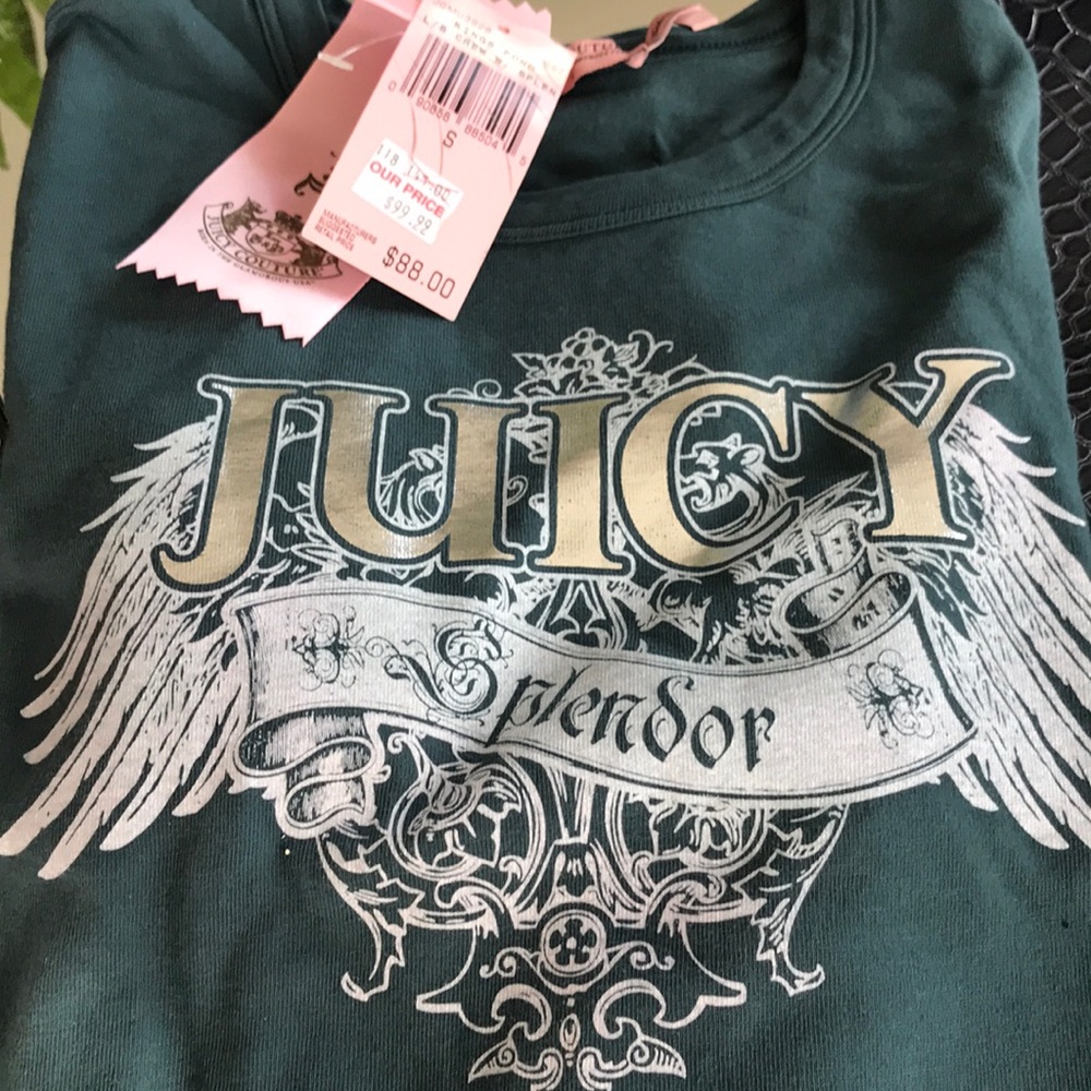 Silver and teal tshirt